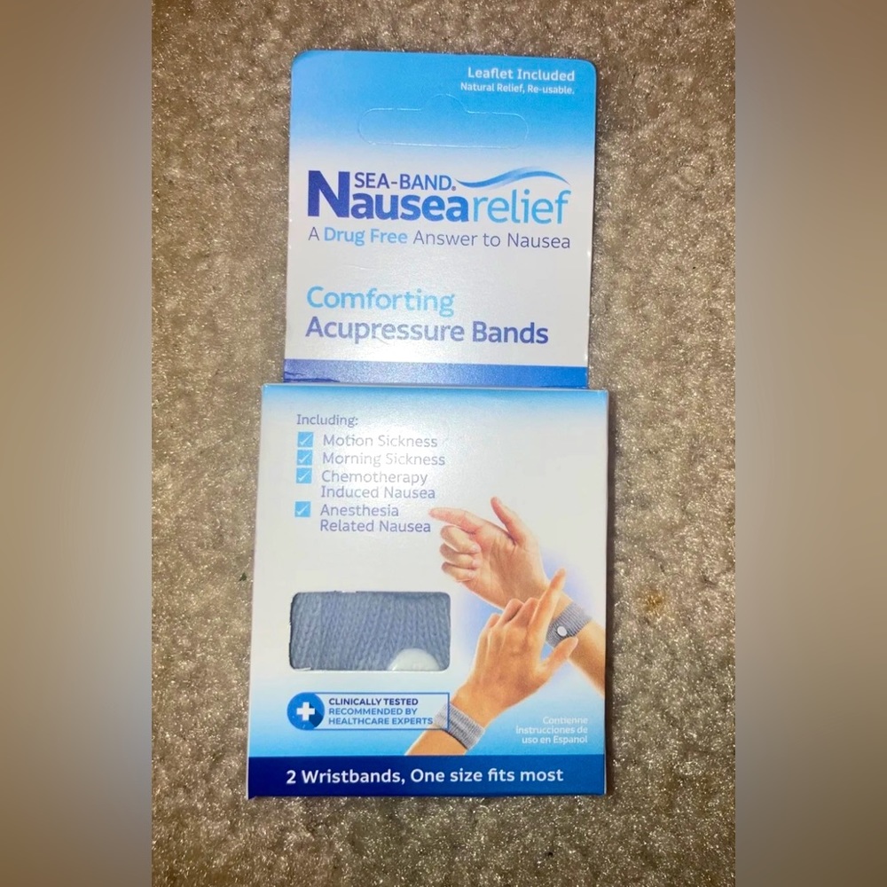 Sea Band Nausea Vacation Cruise Ship Pregnancy Morning Sickness